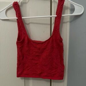 Anthropologie cropped tank top